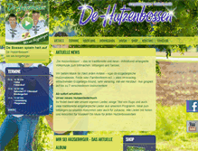 Tablet Screenshot of hutzenbossen.de